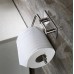 Self Adhesive Toilet Paper Roll Holder - Powerful Suction Cup Stick On Tissue Roll Hanger  Bathroom Lavatory Towel Dispenser  SUS 304 Stainless Steel Rustproof Brushed Polished Finish (Stainless) - B07FY66J94